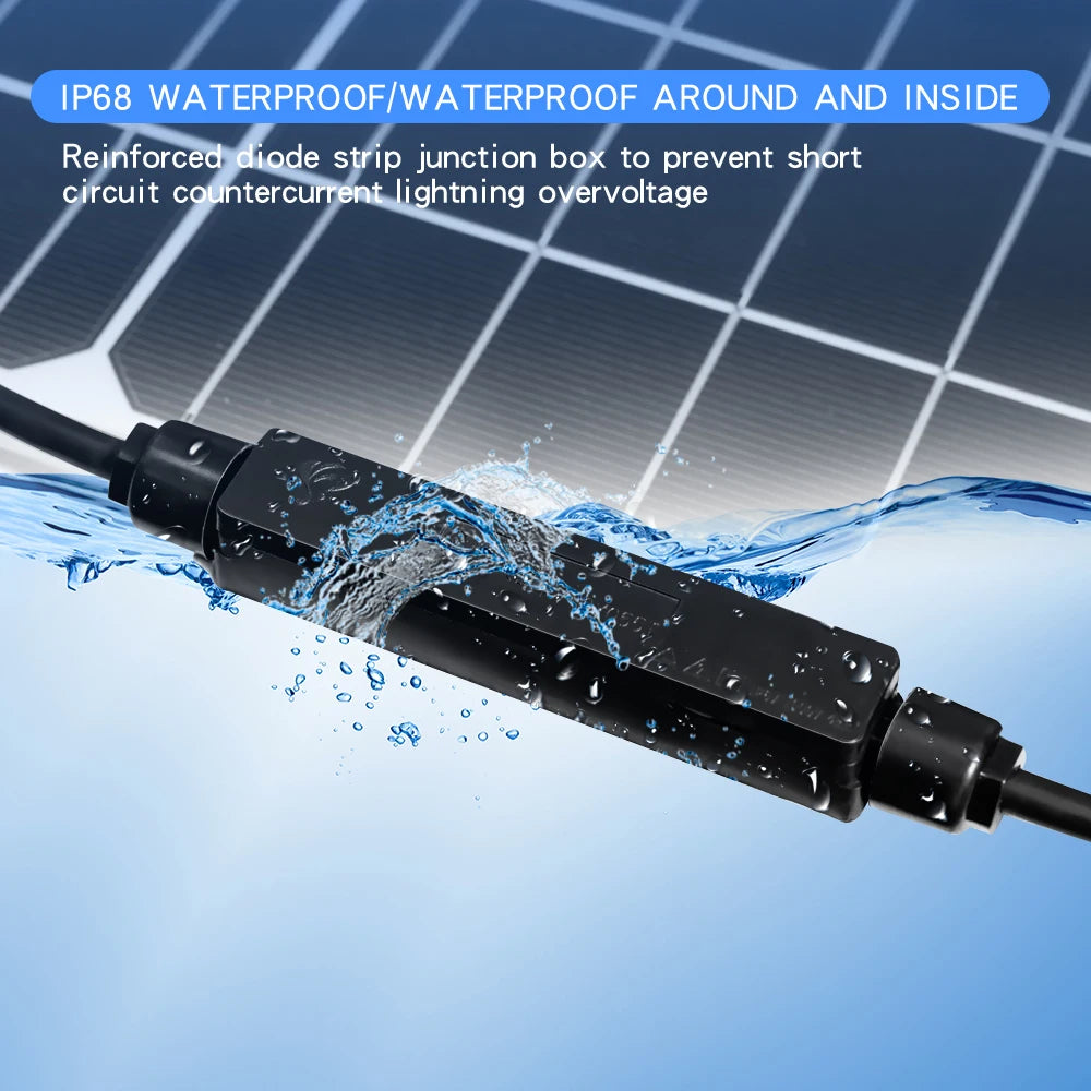 18V 100W Flexible Solar Panels 300W Waterproof Monocrystalline Solar Panel Camping RV Home Charge 12V