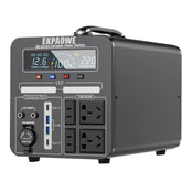 200-240V 1200W Solar Generator 330000mAh 1320Wh Portable Power Station Pure Sine Wave for Home Car Refrigerator Drone Laptops