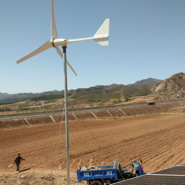 Smaraad SL 2000W 3000W 5000W Horizontal Wind Turbine Power Windmill 3 Blade Generator Electric With MPPT Controller Off Grid System