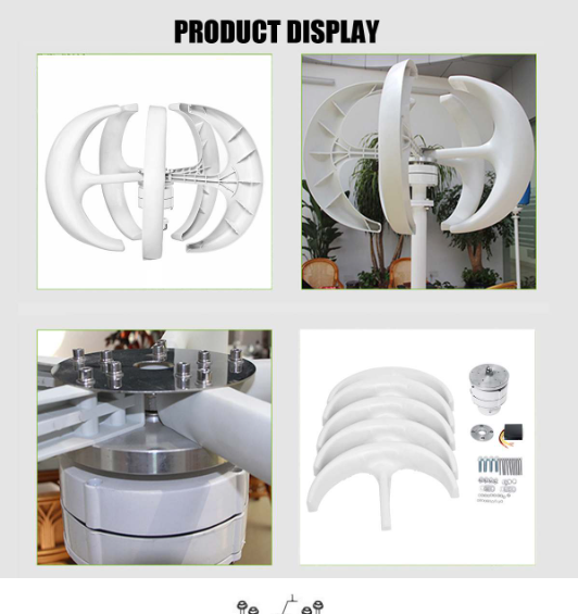 Smaraad SR  600W 1000W Vertical Axis Wind Turbine Renewable Energy System Wind Generator for Home Rooftop Free Shipping Installation Instructions, After-sales Service