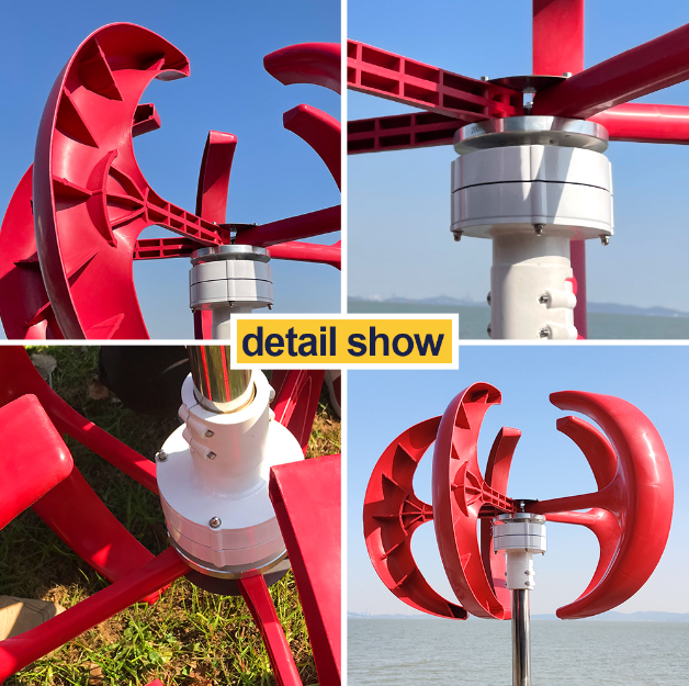 Smaraad SR  600W 1000W Vertical Axis Wind Turbine Renewable Energy System Wind Generator for Home Rooftop Free Shipping Installation Instructions, After-sales Service