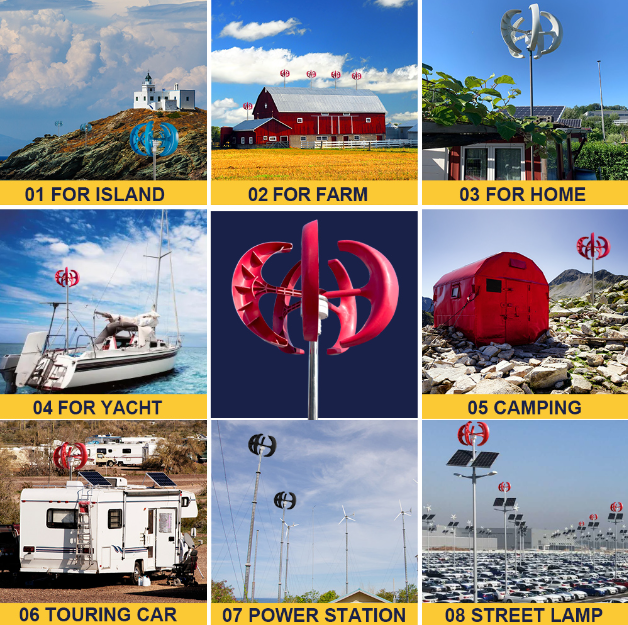 Smaraad SR  600W 1000W Vertical Axis Wind Turbine Renewable Energy System Wind Generator for Home Rooftop Free Shipping Installation Instructions, After-sales Service
