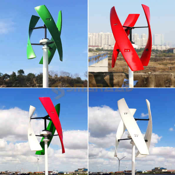 Smaraad SX 1000W 1500W 2000W Vertical Wind Turbine Small Free Energy Wind Turbine Power Permanent Magnet Suspension Free Shipping Installation Instructions, After-sales Service