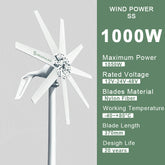 Smaraad SS 600W 800W 1000W Wind Energy System wind turbine controller  horizontal wind turbine Free Shipping,Installation Instructions, After-sales Service