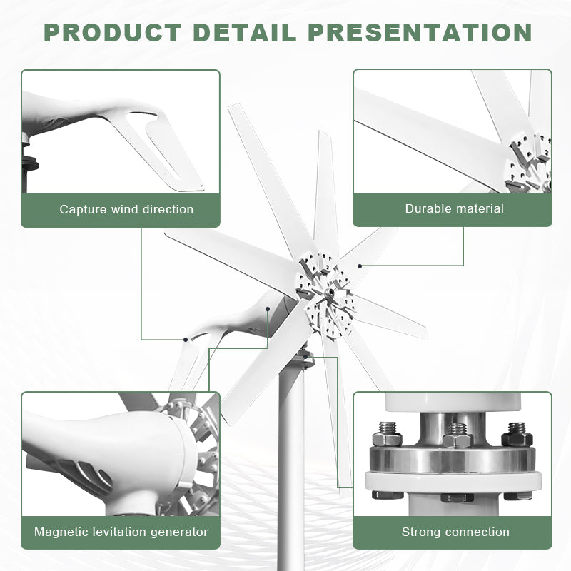 Smaraad SS 600W 800W 1000W Wind Energy System wind turbine controller  horizontal wind turbine Free Shipping,Installation Instructions, After-sales Service