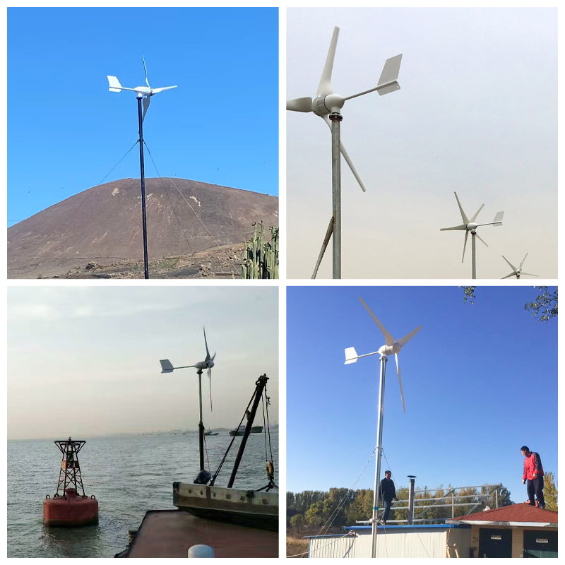 Smaraad SM5 1500W 2000W Efficient Wind Turbine Horizontal wind generator turbine with low wind speed
