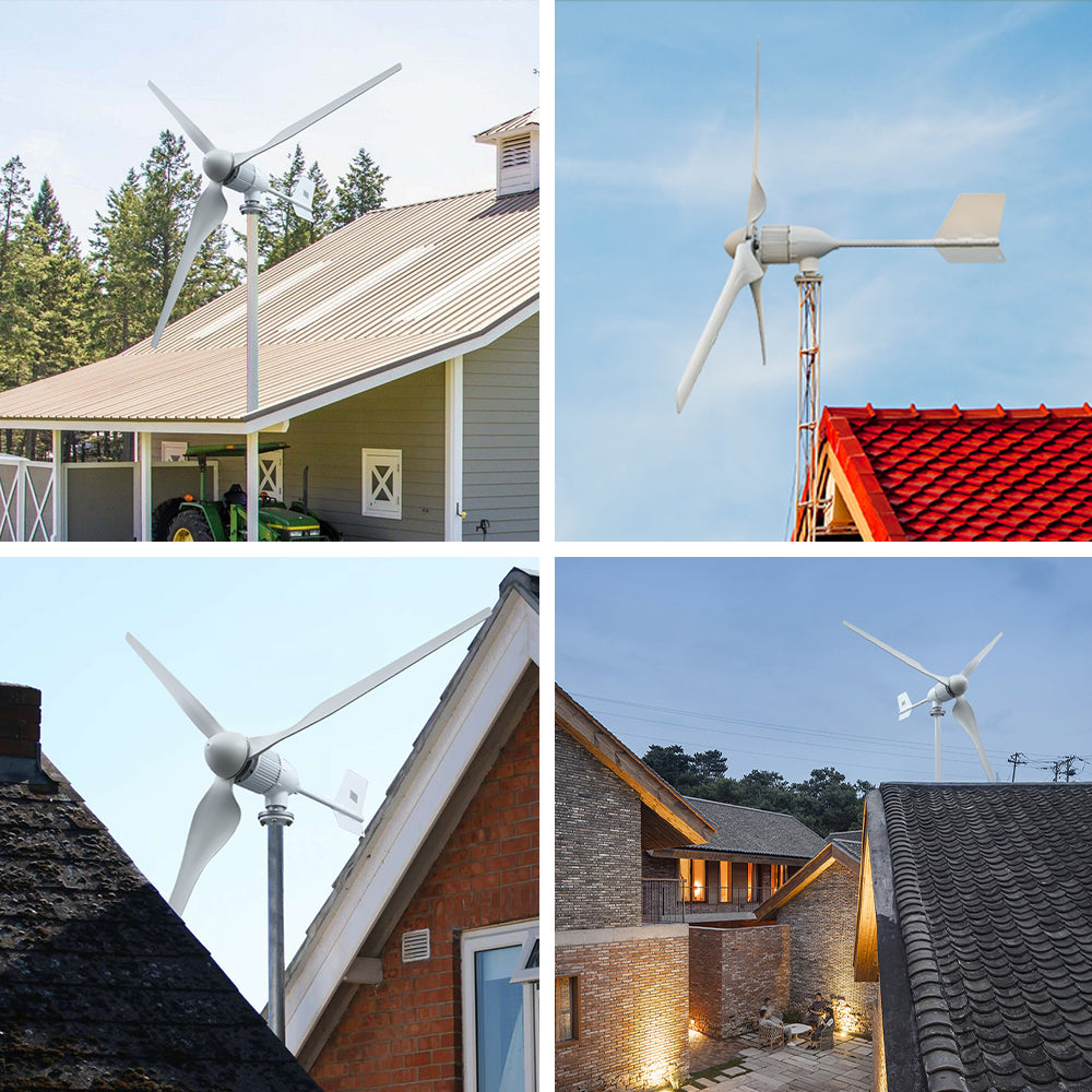 SMARAAD SM6 2000W Renewable Energy wind turbine high quality small wind turbine generator motor 24V 48V Free Shipping Installation Instructions, After-sales Service