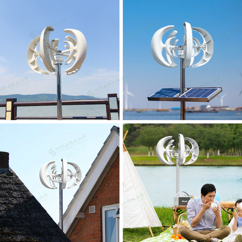 Smaraad SR 600W 1000W Vertical Axis Wind Turbine Renewable Energy System Wind Generator for Home Rooftop Free Shipping Installation Instructions, After-sales Service