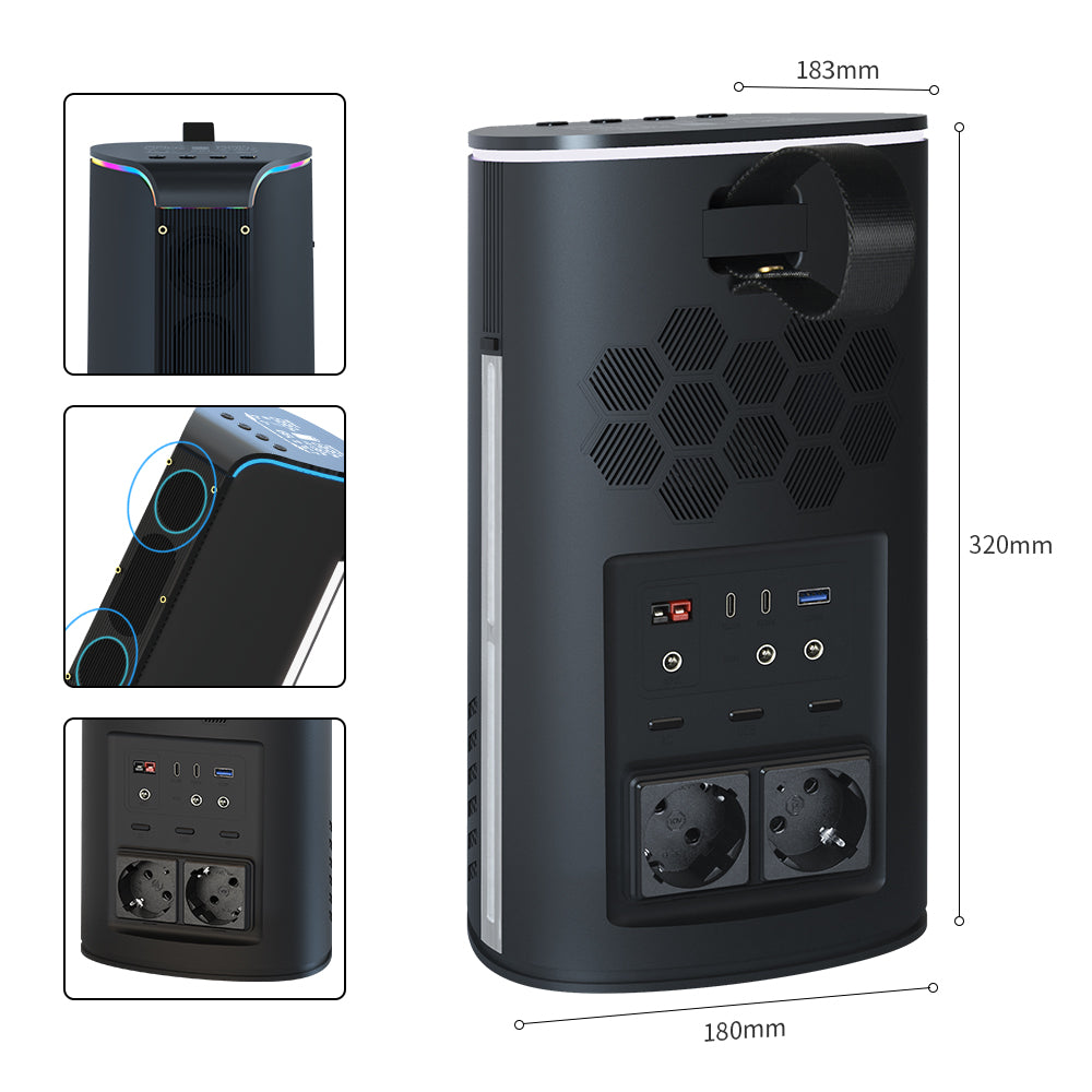 300W 700W multifunctional bluetooth speaker power station