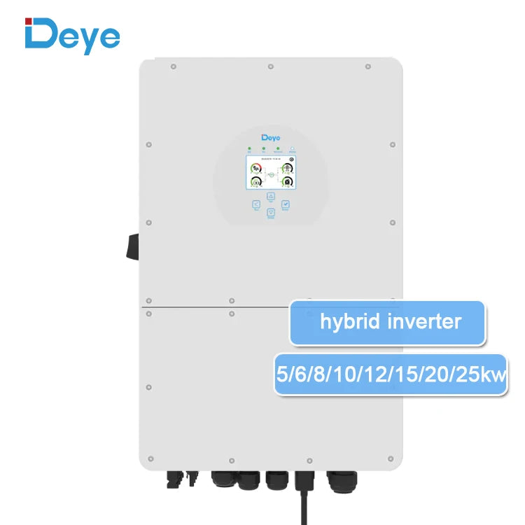 deye single phase inverter solar hybrid inverter 12kw 14kw 16kw solar panels inverter single phase