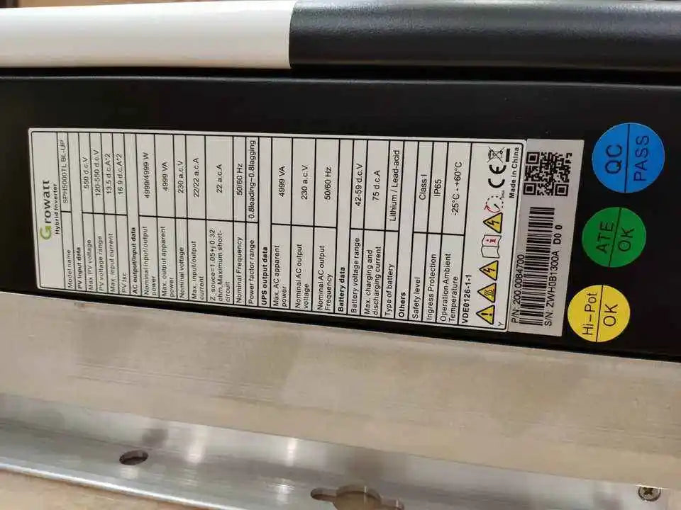 Growatt inverter sph 6000 sph 5000 10kw 3kw 3.6kw 4kw 5kw 6kw growatt 6kw hybrid inverter growatt hybrid inverter 5kw