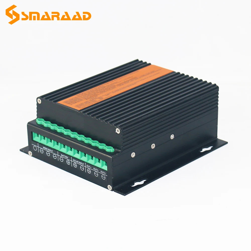 MPPT Charge Controller Wind Solar Hybrid System 400w~1000w Wind 200w~1000w Solar 12V 24V Auto 48V Regulator For Dynamo Generator