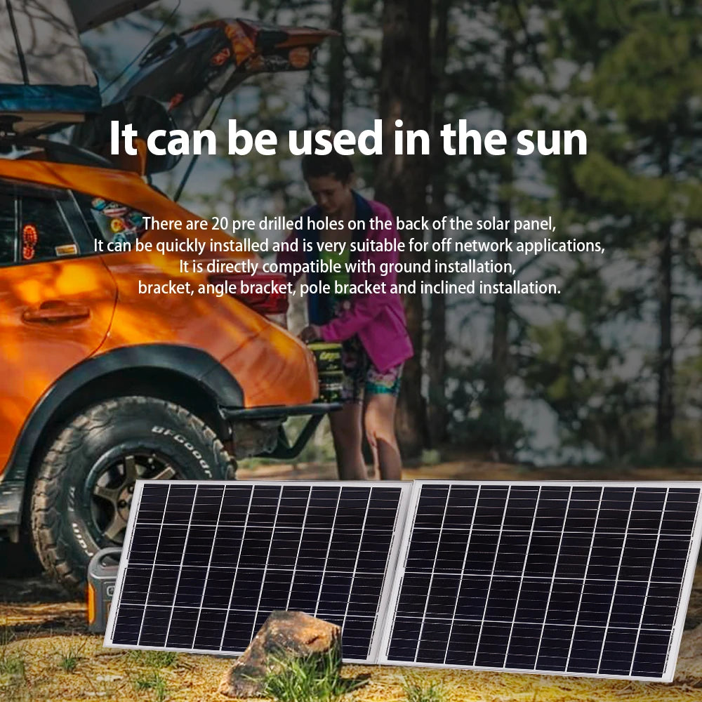 SMARAAD 100W Solar Panel Waterproof DC Charging Line Charging Controller Fast Delivery In Poland