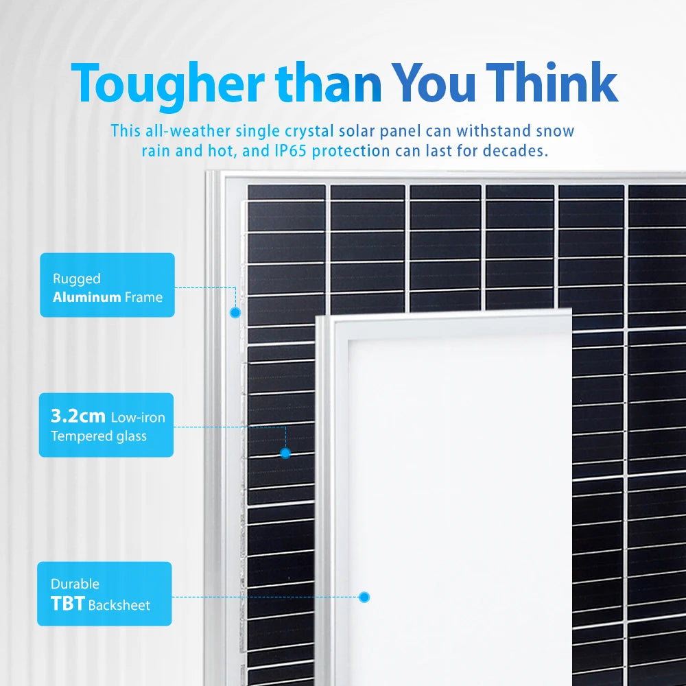 SMARAAD 100W Solar Panel Waterproof DC Charging Line Charging Controller Fast Delivery In Poland