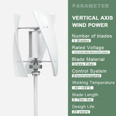 Smaraad SX 1000W 1500W 2000W Vertical Wind Turbine  Small Free Energy Wind Turbine Power Permanent Magnet Suspension Free Shipping Installation Instructions, After-sales Service