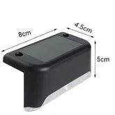 Solar Step Light Decorative Wall Lights Outdoor Corner Light Waterproof Step Light Balcony Wall Lights Garden Decorative Light