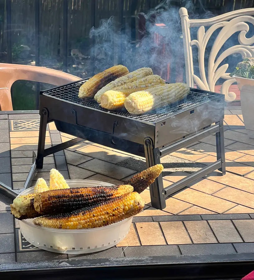 Portable, Foldable BBQ Grill: Perfect for Outdoor Camping, Picnics, and More!