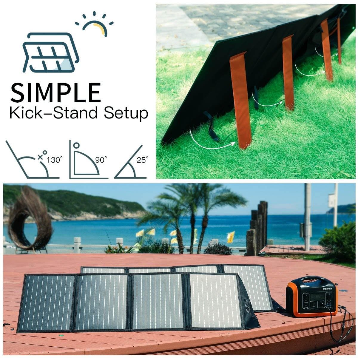 Smaraad Portable Solar Panel 100W * 2