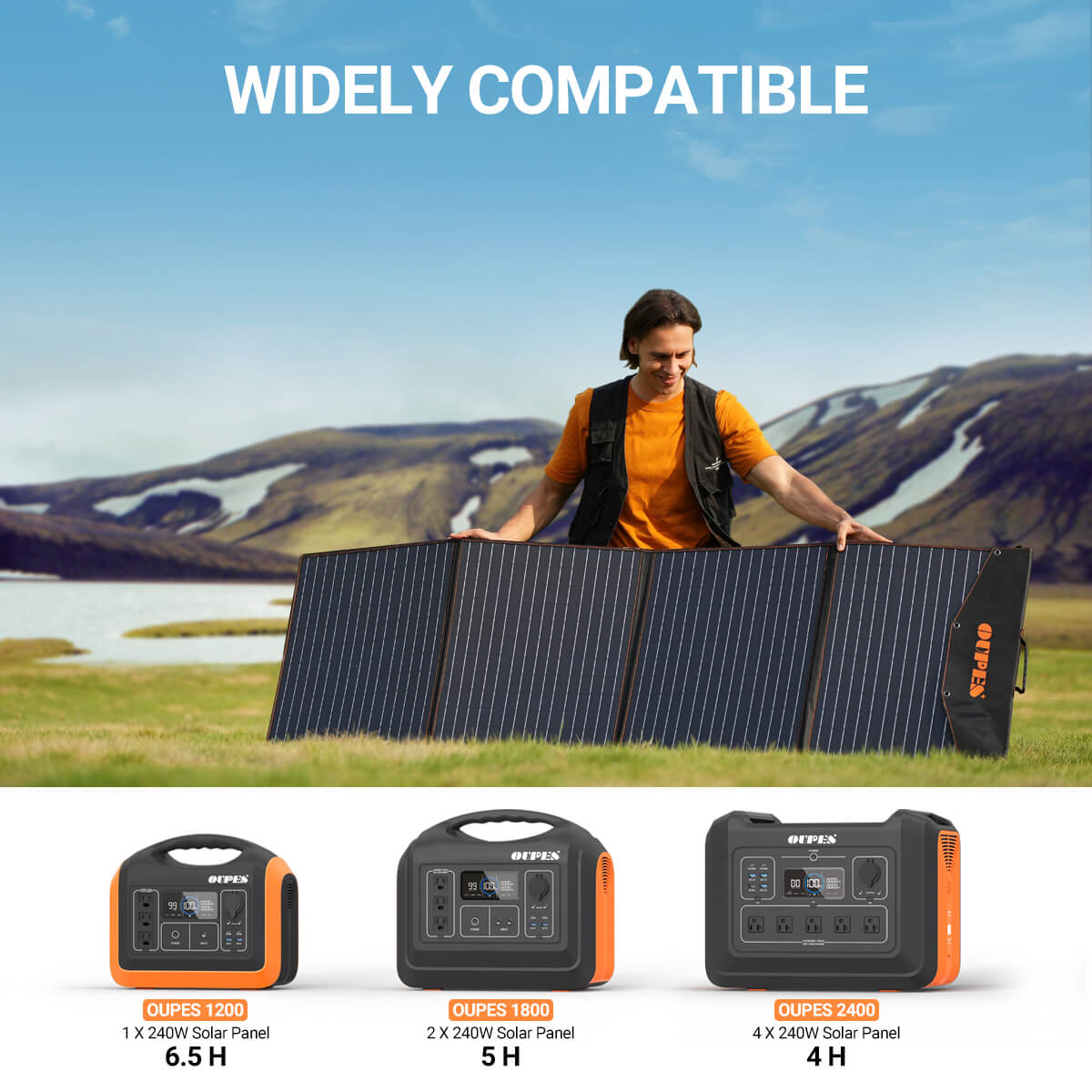Portable Solar Panel 240W
