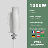 Smaraad ST 600W 800W 1000W 2000W 3000W wind energy wind turbine advantages Wind generator vertical Free Shipping Installation Instructions, After-sales Service