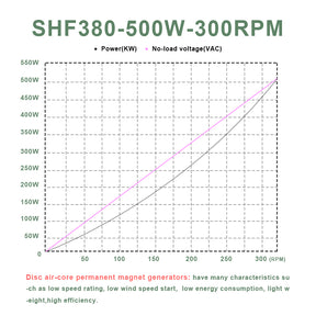 Smaraad Rare Earth Materials 500W 1000W Coreless Permanent Magnet Alternator Maglev Generator Motor For Wind Turbine