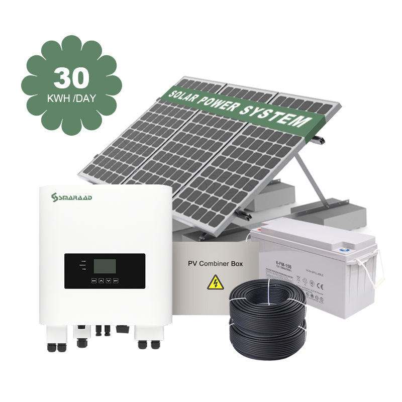 6KW Solar Panel kit with battery and inverter Low Voltage Storage Inverter H1 Hybrid Solar Inverter
