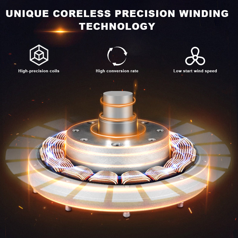 Smaraad Rare Earth Materials 500W 1000W Coreless Permanent Magnet Alternator Maglev Generator Motor For Wind Turbine