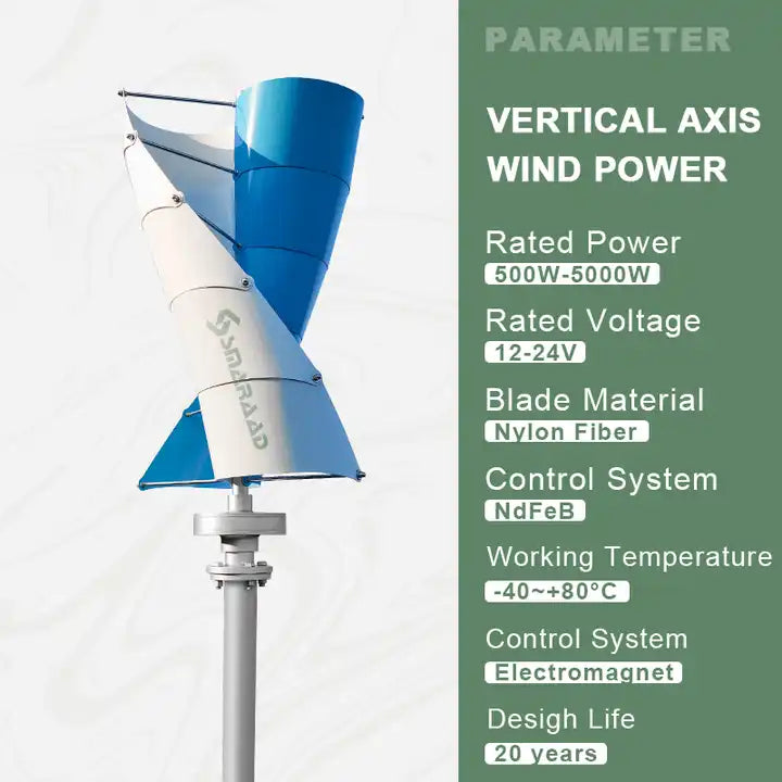 Smaraad SJ 500W-5000W  wind energy wind turbine  wind electricity generator