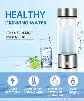 420ml Hydrogen-Rich Water Cup Electric Hydrogen Rich Water Generator Bottle Titanium Quality Filter Portable Antioxidant