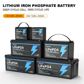 LiFePO4 Battery 12V20AH-12V300AH Lithium Iron Phosphate Battery Higher power Better safety Suitable for many applications