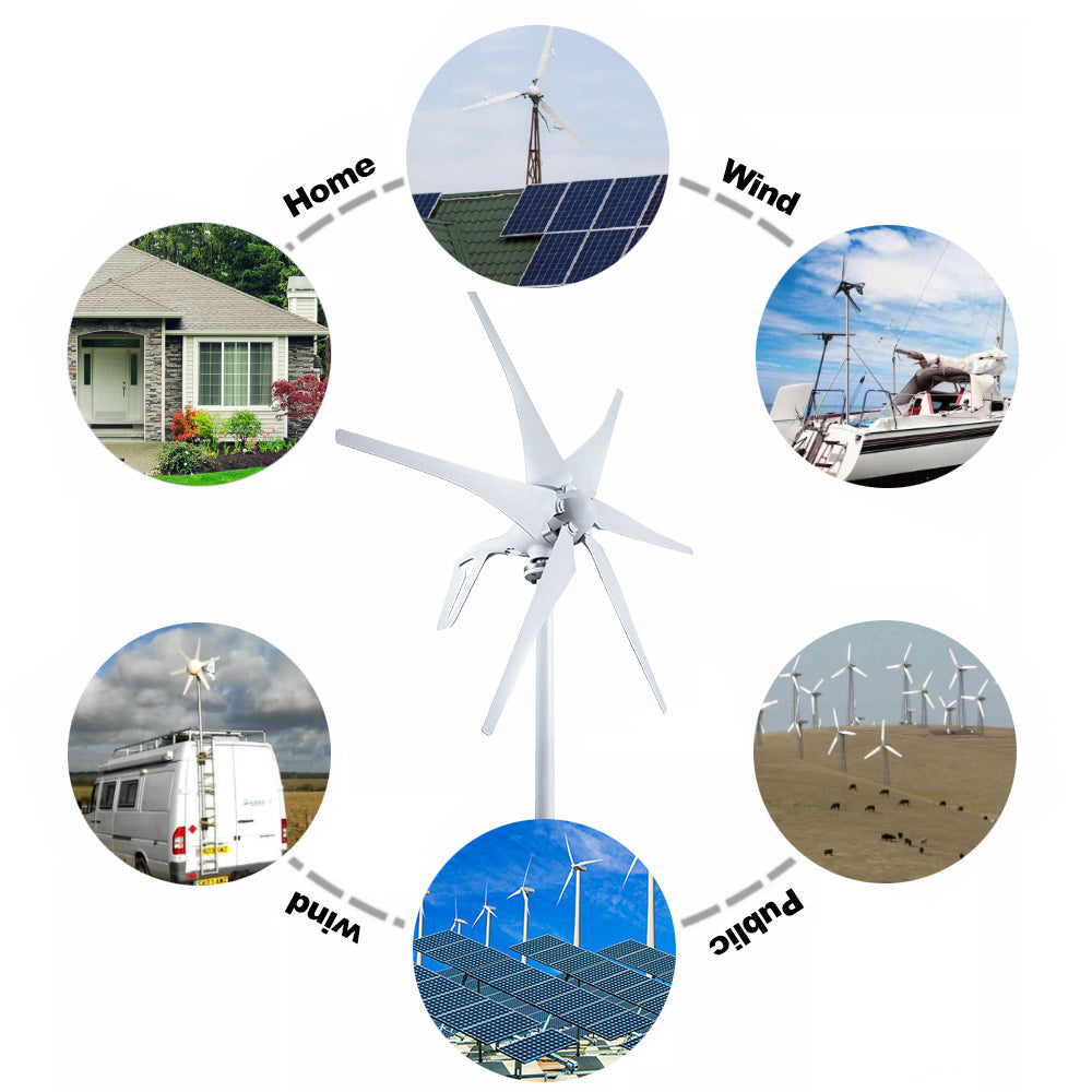 Smaraad SC 600W 800W 1000W Wind turbine Renewable Energy Generators Wind Power Small Horizontal Wind Turbine for Home Free Shipping Installation Instructions, After-sales Service