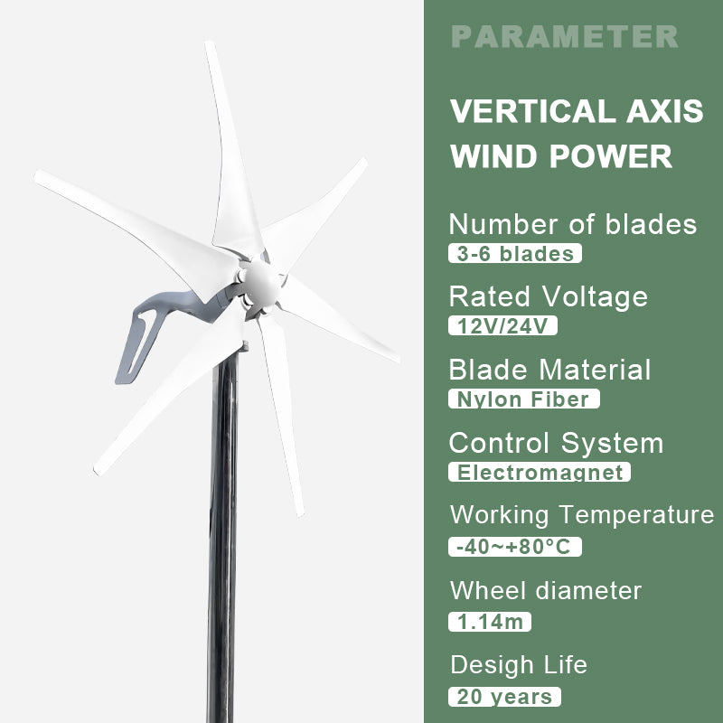 Smaraad SC 600W 800W 1000W Wind turbine Renewable Energy Generators Wind Power Small Horizontal Wind Turbine for Home