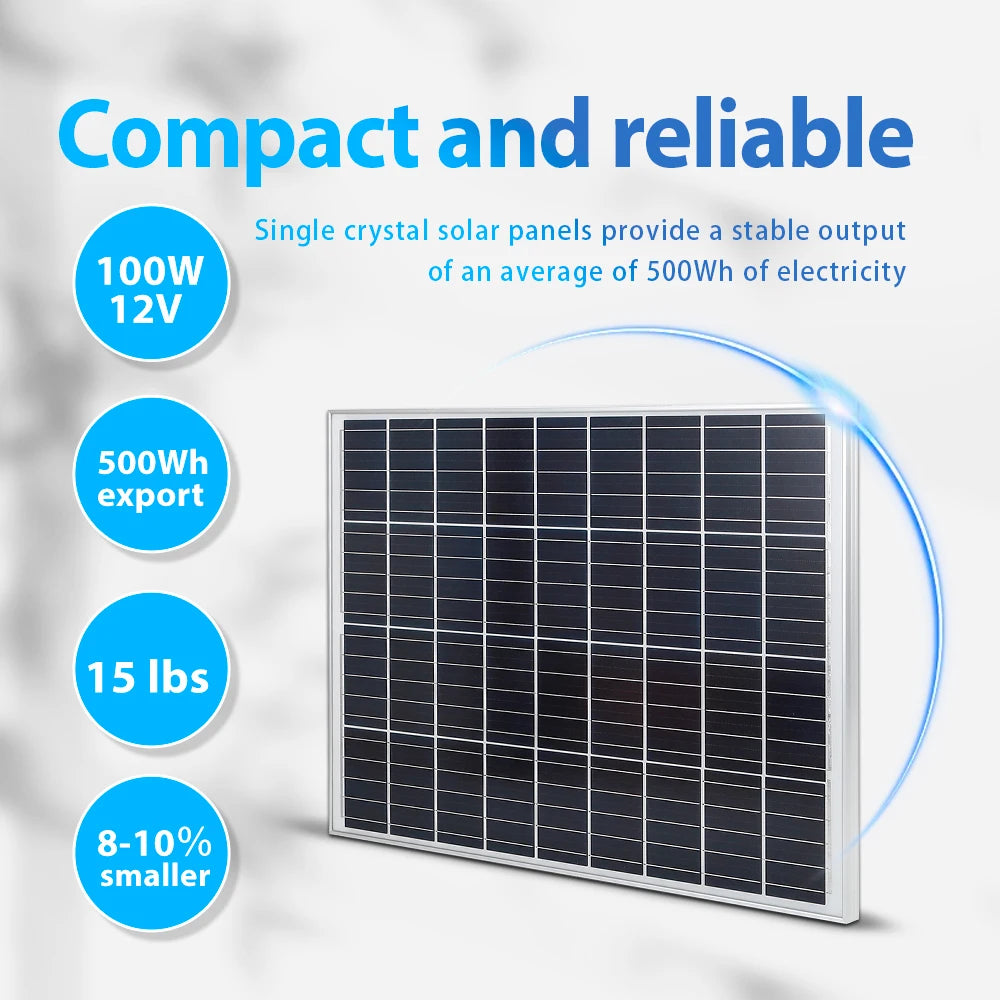 SMARAAD 100W Solar Panel Waterproof DC Charging Line Charging Controller Fast Delivery In Poland