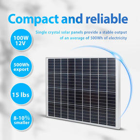 SMARAAD 100W Solar Panel Waterproof DC Charging Line Charging Controller Fast Delivery In Poland