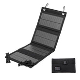 40W Small USB Foldable Solar Panel with Charger 5V USB, Portable Emergency Power Solar Panel for Hiking Camping Backpacking  Cycling