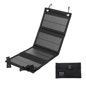 40W Small USB Foldable Solar Panel with Charger 5V USB, Portable Emergency Power Solar Panel for Hiking Camping Backpacking  Cycling