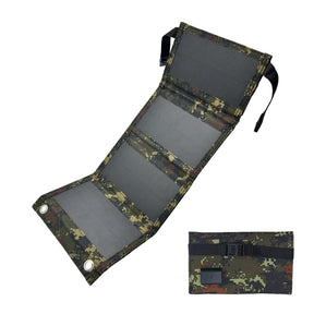 40W Small USB Foldable Solar Panel with Charger 5V USB, Portable Emergency Power Solar Panel for Hiking Camping Backpacking  Cycling