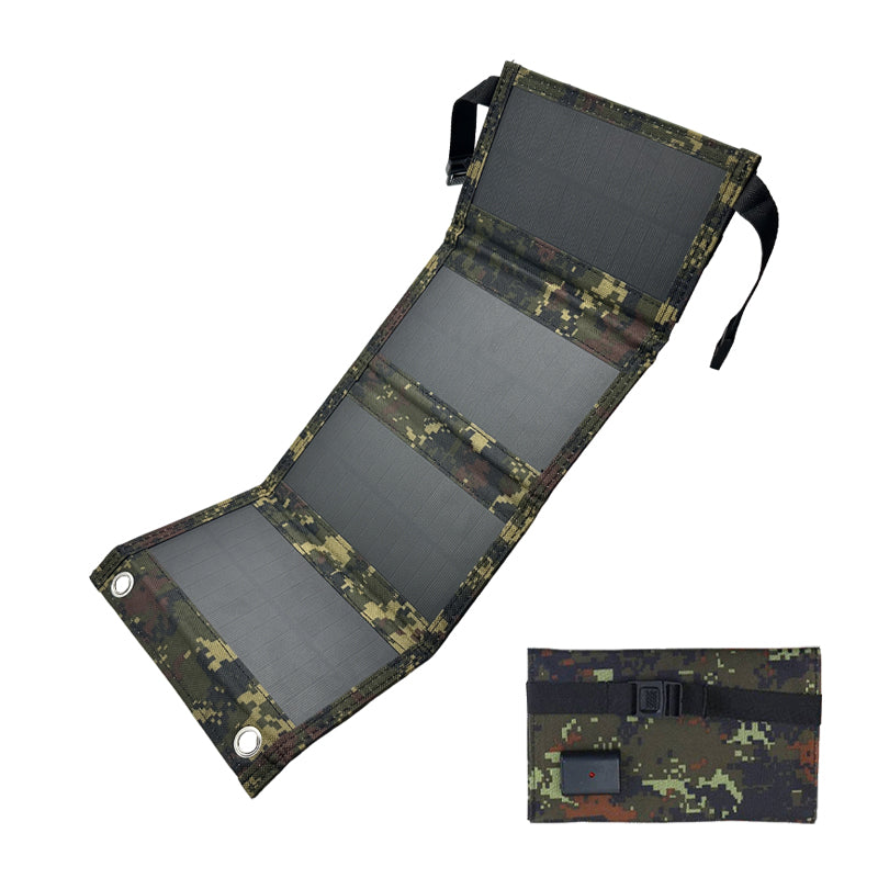 40W Small USB Foldable Solar Panel with Charger 5V USB, Portable Emergency Power Solar Panel for Hiking Camping Backpacking  Cycling