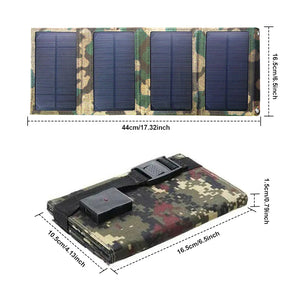 40W Small USB Foldable Solar Panel with Charger 5V USB, Portable Emergency Power Solar Panel for Hiking Camping Backpacking  Cycling
