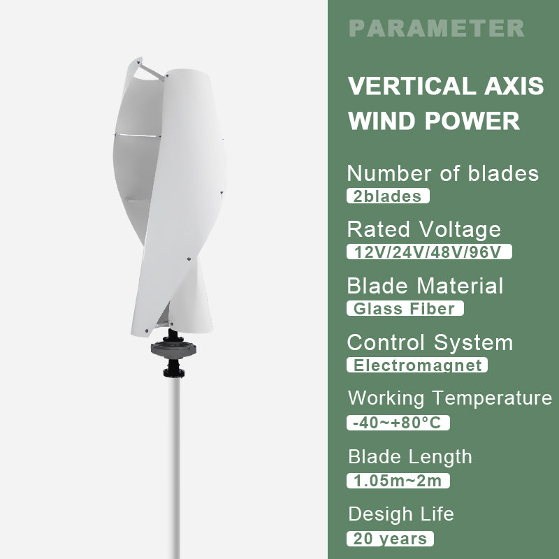 SMARAAD SS 600W 1000W 1500W 2000W New Energy Windmill  Vertical Wind Turbine Generator High Efficiency Low RPM with Controller Free Shipping Installation Instructions, After-sales Service