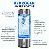 420ml Hydrogen-Rich Water Cup Electric Hydrogen Rich Water Generator Bottle Titanium Quality Filter Portable Antioxidant