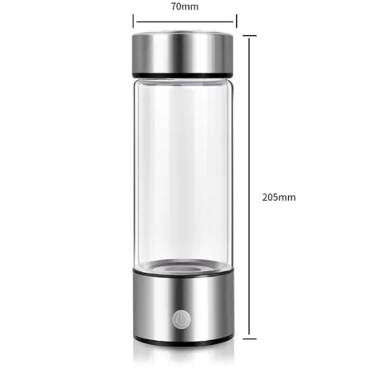 420ml Hydrogen-Rich Water Cup Electric Hydrogen Rich Water Generator Bottle Titanium Quality Filter Portable Antioxidant