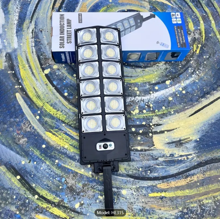 1pc 7700LM Solar Led Light, Outdoor Most Powerful Outdor Solar Lamp, 720 LED 3Mode Remote Control Waterproof Light, Garden Street Lamp