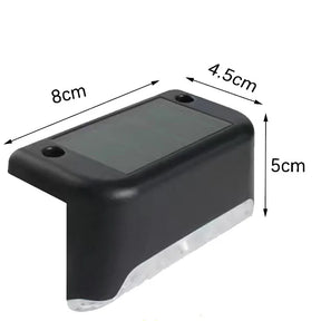 Solar Step Light Decorative Wall Lights Outdoor Corner Light Waterproof Step Light Balcony Wall Lights Garden Decorative Light