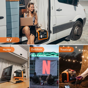 600W Portable Power Station, Solar Generator  LiFePO4 Battery Backup Solar Powered Generators Quick Charge Pure Sine Wave 110V AC Outlet Powerbank for Home Use Camping Outdoors Travel