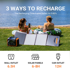 1200W Portable Power Station, Solar Generator 992Wh LiFePO4 Battery Backup Solar Powered Generators Quick Charge Pure Sine Wave 110V AC Outlet Powerbank for Home Use Camping Outdoors Travel